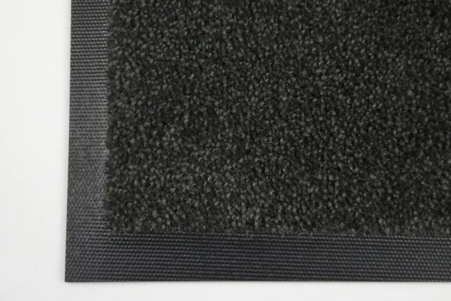 LogoMatz schoonloopmat Iron Horse 85cm x 120cm Donkergrijs - vuil absorberend - water absorberend - wasbaar Donker Grijs gemêleerd