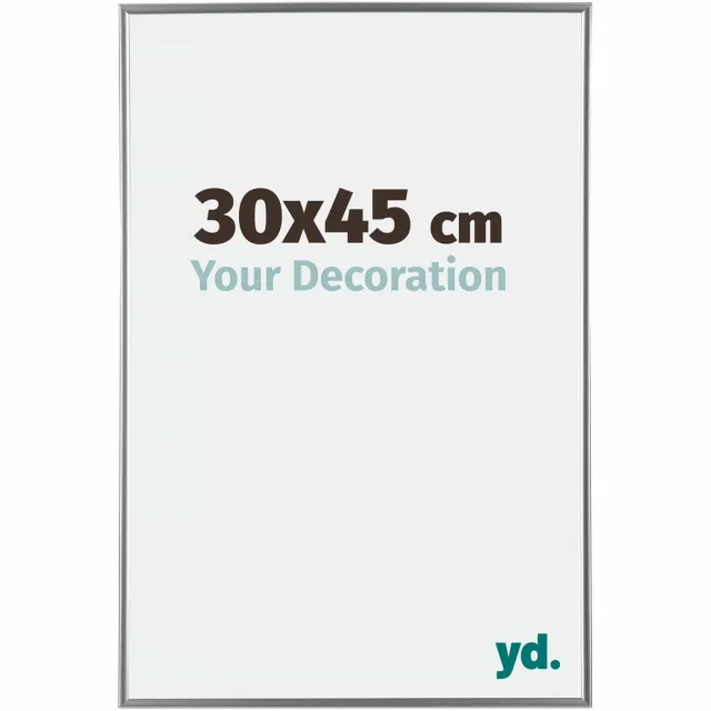 yd. Your Decoration - Fotolijst 30x45 cm - Kunststof - Zilver Hoogglans - Evry