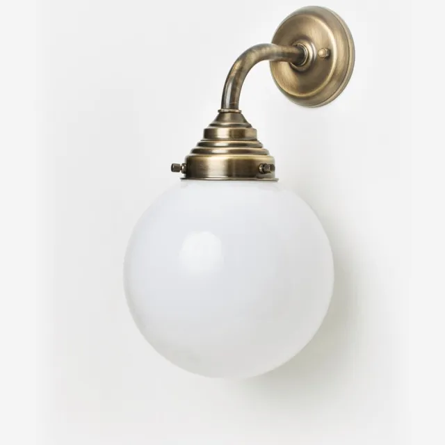Coloured by Art Wandlamp Bol Ø 20 Curve Brons - Art Deco Trade