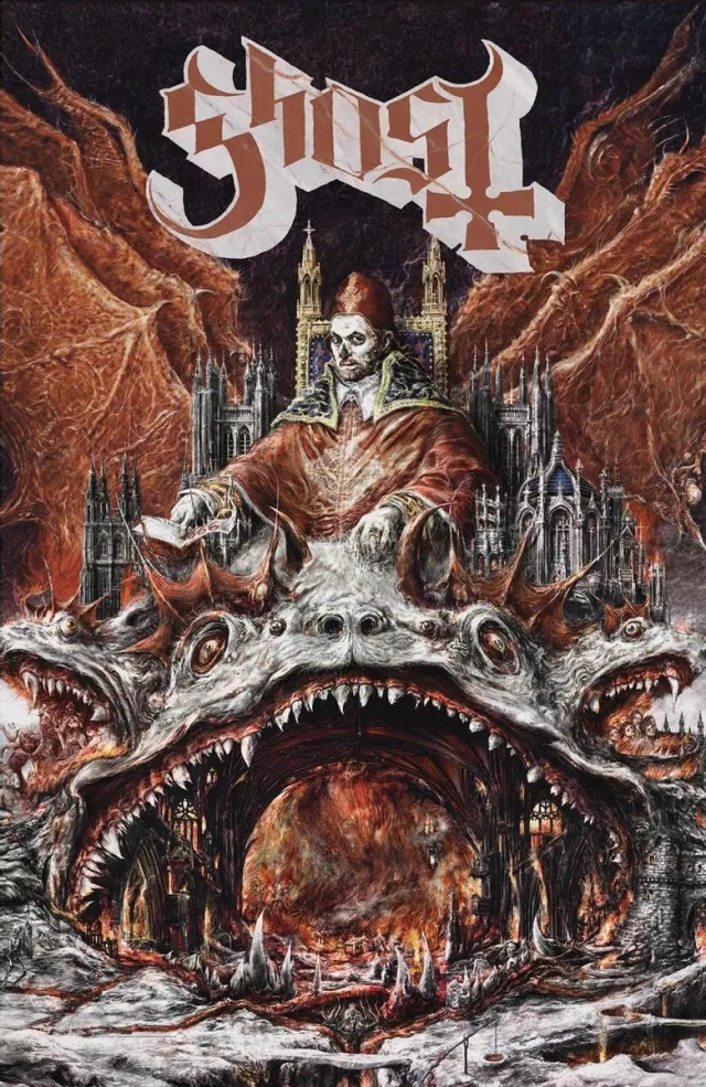 Rock Off Ghost Textiel Poster Prequelle Multicolours