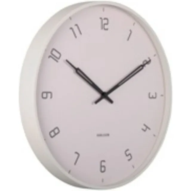 Karlsson Wandklok Stark - Grijs - Ø40cm - Wandklok Modern