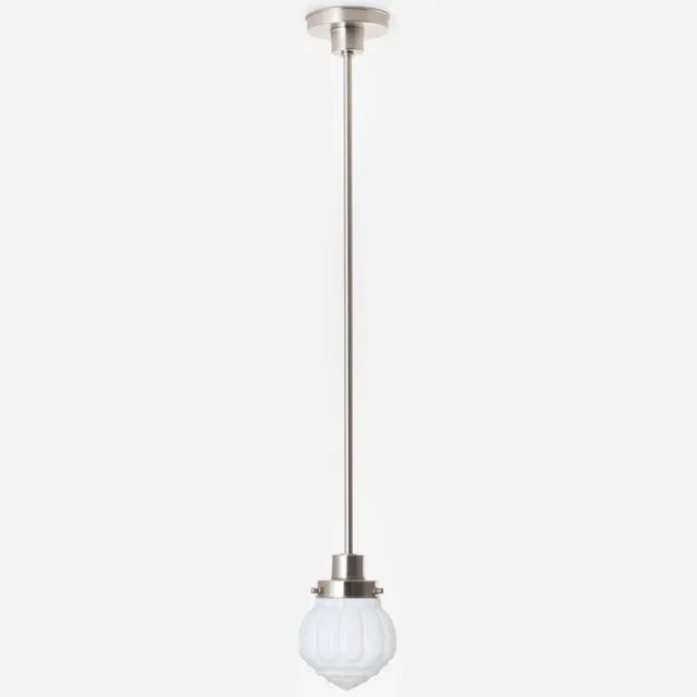 Coloured by Art Hanglamp Wassail 20's Matnikkel - Art Deco Trade