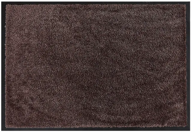 MD Entree - Deurmat - Schoonloopmat - Soft&Clean - 75 x 120 cm - Maroon - Vloerkleed - Met antislip - Machine wasbaar - Vocht absorberend - Hoge dichtheid 600gr/m2