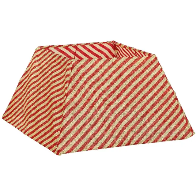 Mica Decorations Kerstboomrok - L50 x B50 x H30 cm - Goud, Rood
