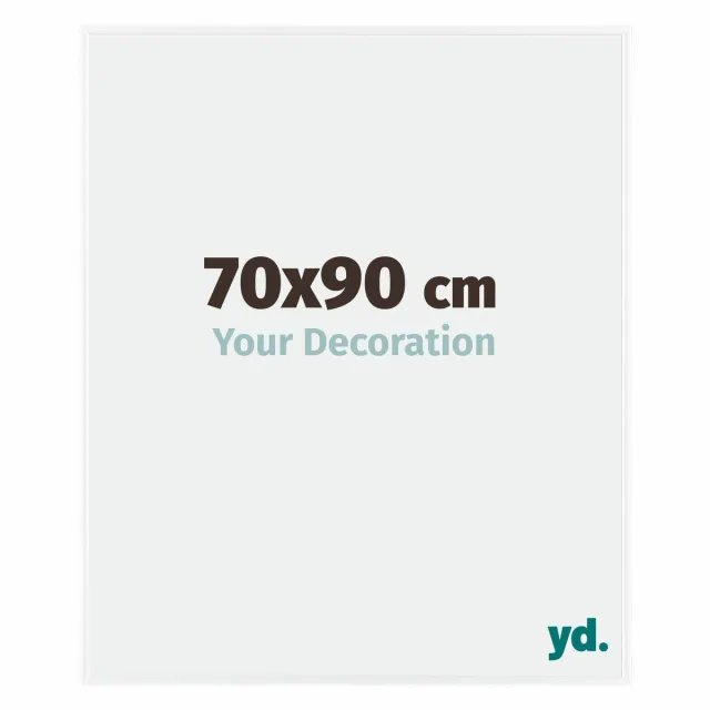 yd. Your Decoration - Fotolijst 70x90 cm - Kunststof - Wit Hoogglans - Evry