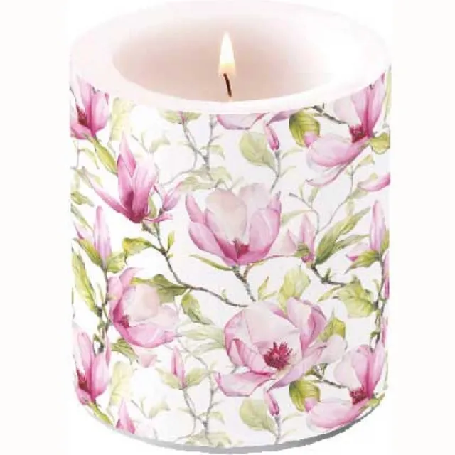 Ambiente Kaars - Blooming Magnolia - 45 branduren Wit