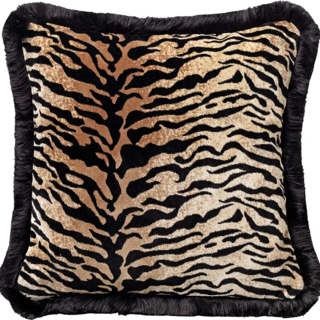 Hoii ELEONORA | sierkussen 45x45 cm | Pumice Stone | beige | dierenprint | Hoii | met duurzame kussenvulling Lichtbeige