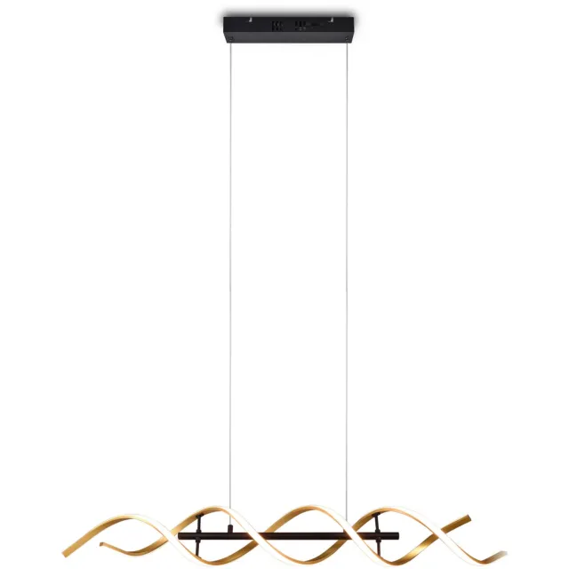 Trio SEQUENCE - Hanglamp - Goud - incl. 1x SMD 45 W