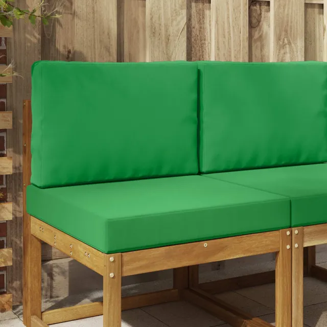 vidaXL Buiten bankkussen Polyester Groen 60 x 60 cm