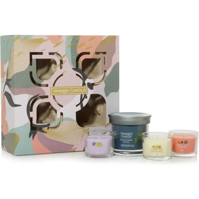 Yankee Candle Under The Desert Sun 1 Kleine Geurkaars & 3 Filled Votive Cadeauset Meerkleurig