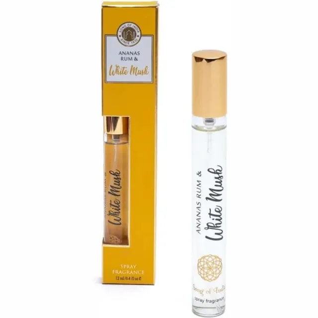 Song of India Ananas & White Musk kamerspray Geel