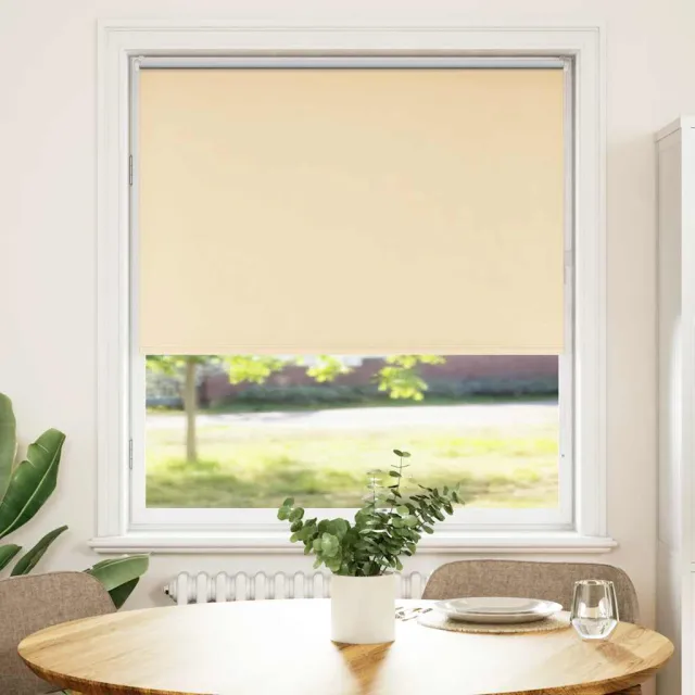 vidaXL Rolgordijn verduisterend 100x175cm stofbreedte 95,7cm polyester beige