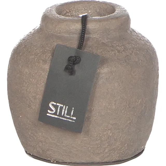 STILL Kleine Vaas - Dark - Bruin - 2 stuks - 9 x 9 cm