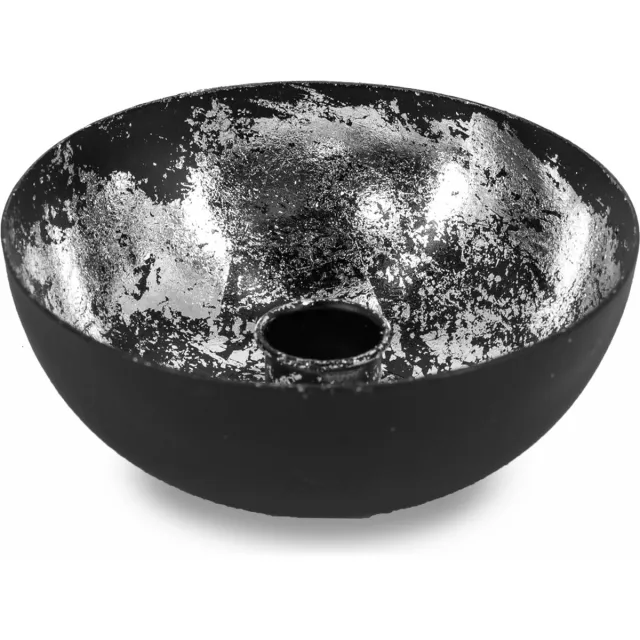 Kolony Kaarsenstandaard zwart met zilver