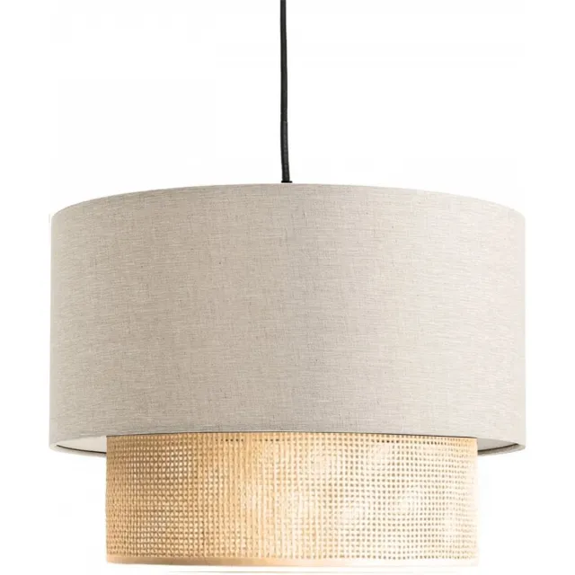 Vente-unique Asir - Kroonluchter - Crème - 30 cm diameter - 20 cm hoogte Room