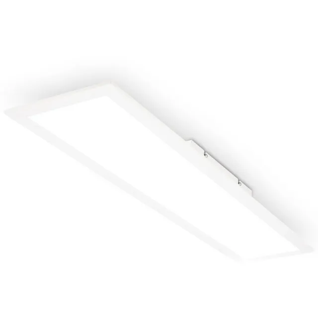 Briloner Simple - LED Plafondlamp - badkamerverlichting - badkamer lamp met neutral wit licht - 25W - 78cm - wit