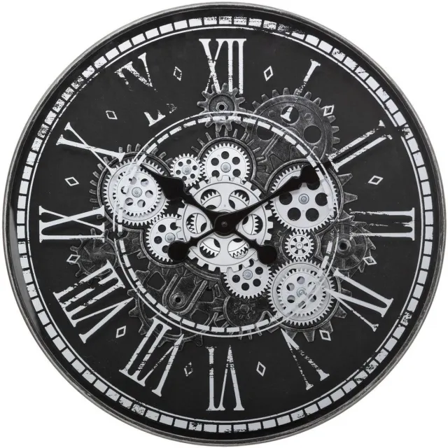 Atmosphera Créateur d'intérieur® Klok IZIA Noir et blanc