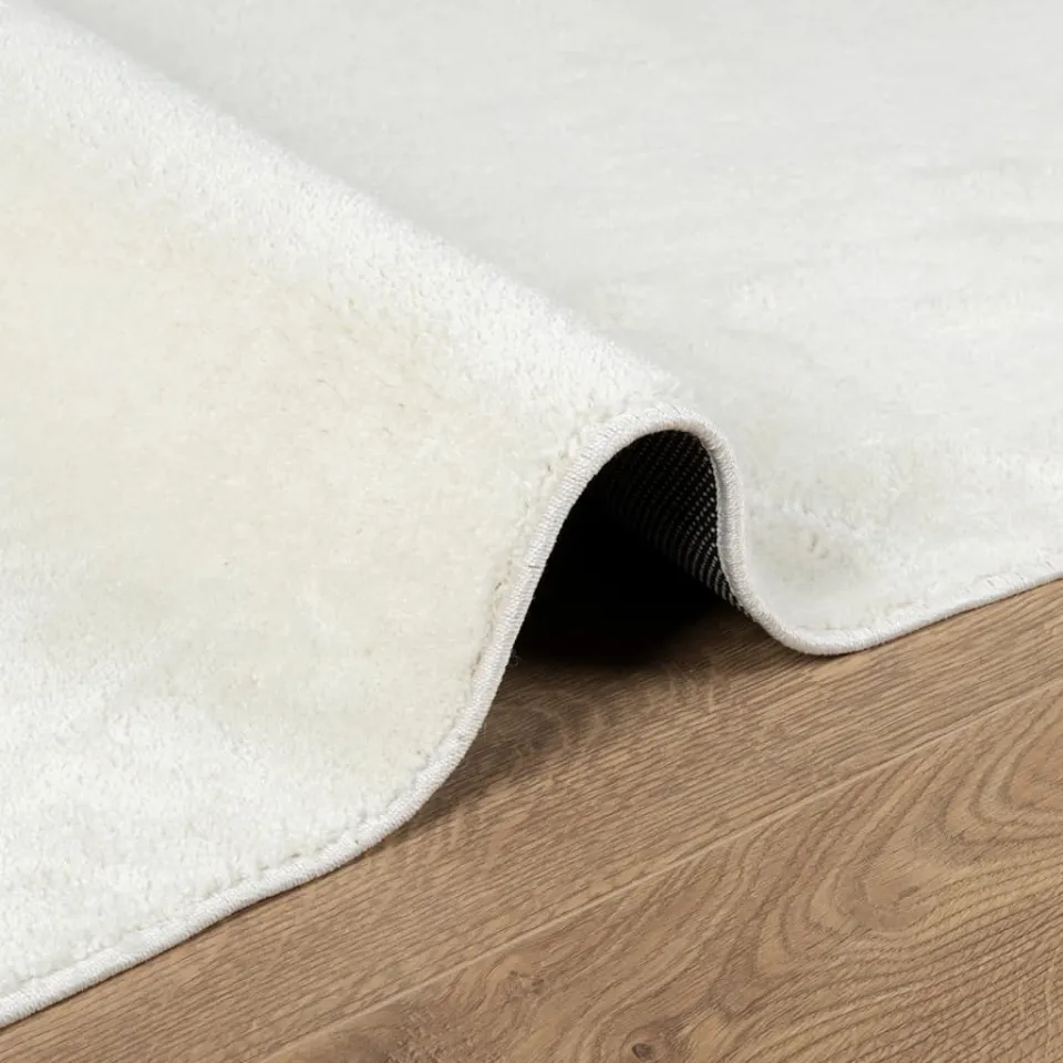 vidaXL Vloerkleed OVIEDO laagpolig 140x200 cm crèmekleurig, foto 4