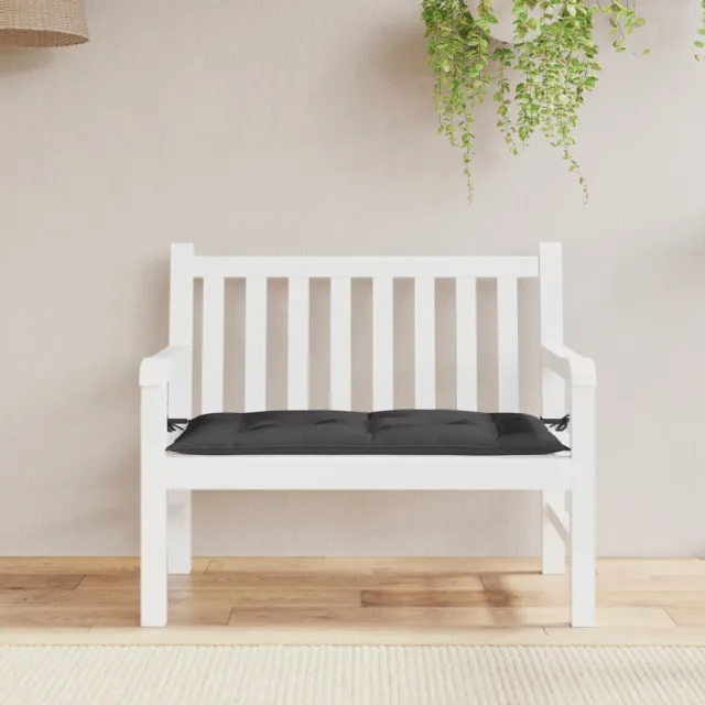 vidaXL Tuinbankkussen 110x50x7 cm oxford stof zwart