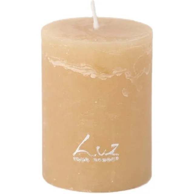 LUZ Rasteli Luz Your Senses Stomp Kaars Crème-Latte D 6 cm H 8 cm Voordeelaanbod Per 2 Stuks