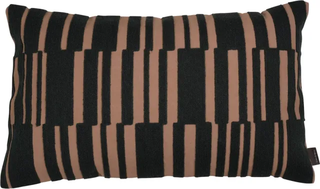 Linen & More Barro Coffee/Dark Grijs Kussen -30 X 50