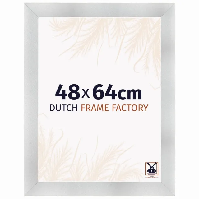 Dutch Frame Factory Fotolijst 48x64 cm - MDF - Aluminium Geborsteld - Praag