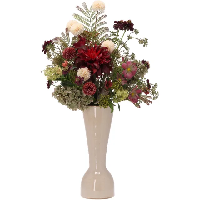 maxifleur Kunstplanten Herfstboeket kunstbloemen Elin Yokohama 95cm Meerkleurig