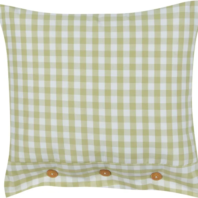 Beliani TALYA - Sierkussen - Olijfgroen - 45 x 45 cm - Polyester