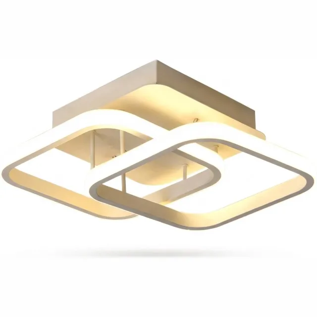 Golermo Plafondlamp Modern Wit - Plafonniere - LED - ⌀ 24 cm