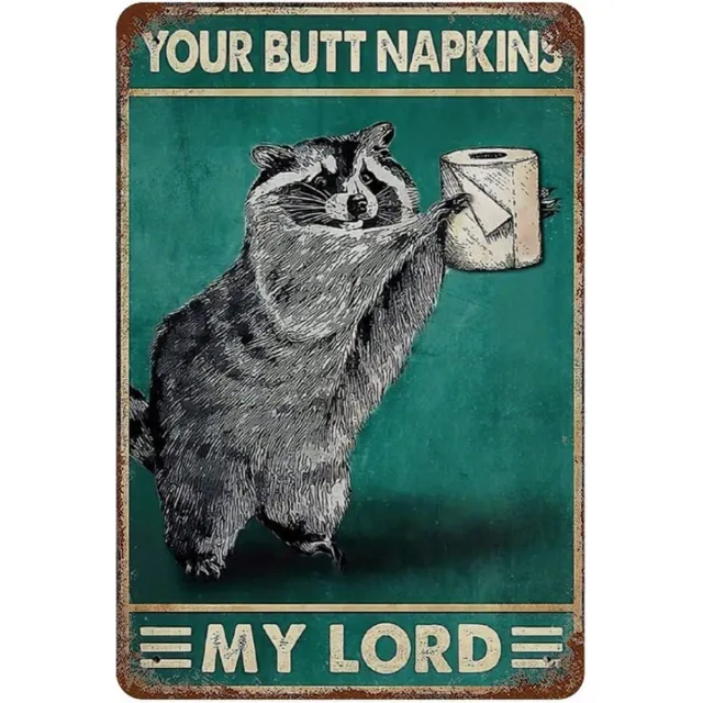 Bovista Your Butt Napkins My Lord - Are You Pooping Wasbeer - Have A Nice Poop - Poster - Grappige Poster - 20x30cm