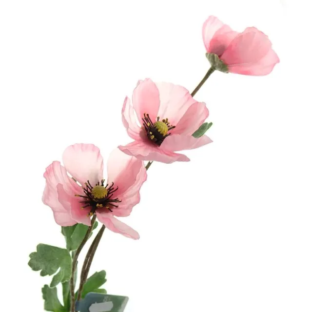 Kaemingk Klaproos Roze 70 cm - Kunstbloemen