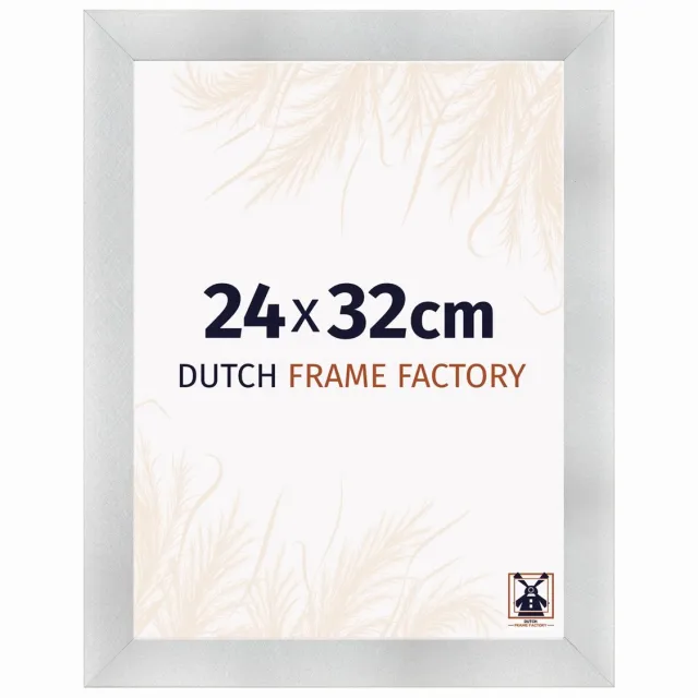 Dutch Frame Factory Fotolijst 24x32 cm - MDF - Aluminium Geborsteld - Praag