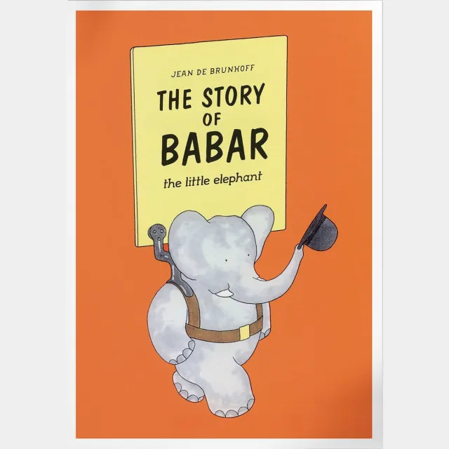 Pepperwall The Story Of Babar (Babar de Olifant) | Poster | A3: 30 x 40 cm Multikleur