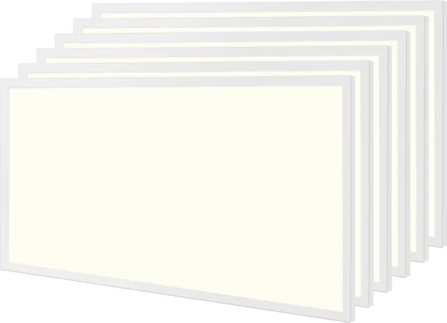 Velvalux LED Paneel 30x60 6 Pack - Velvalux Lumis - LED Paneel Systeemplafond - Natuurlijk Wit 4000K - 24W - Inbouw - Rechthoek - Wit - Flikkervrij