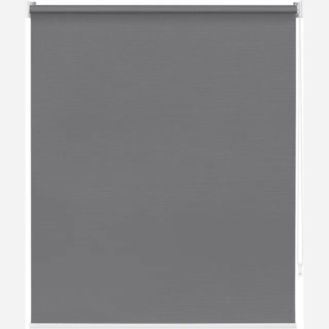 Bolt Edge Rolgordijn - Donkergrijs - 100x240cm - Verduisterend - Isolerend - Waterafstotend