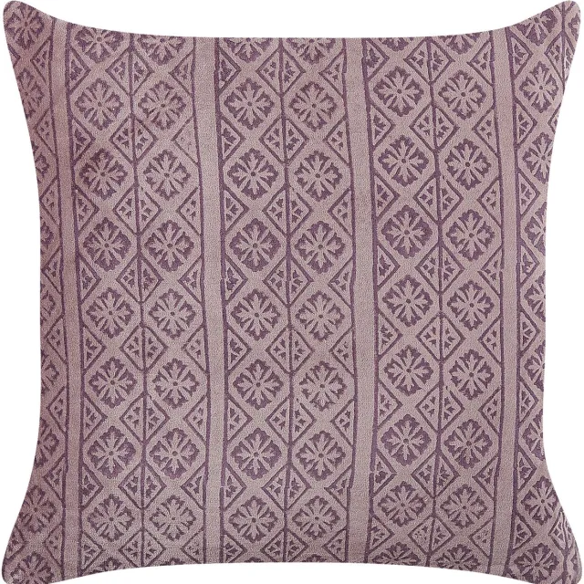 Beliani SILYBUM - Sierkussen - Roze - 45 x 45 cm - Fluweel
