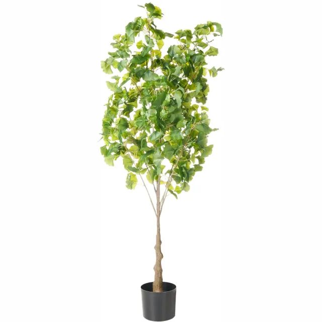 Beliani GINKGO TREE - Kunstplant - Groen - 150 cm - Kunststof
