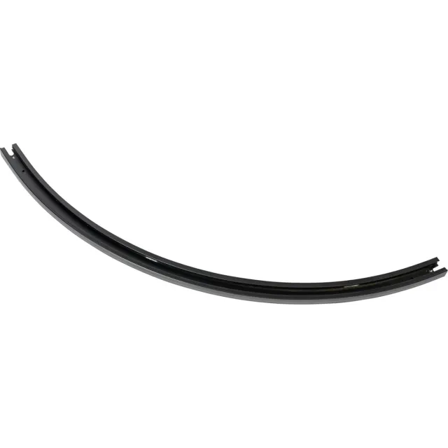 QAZQA Moderne rail zwart 90° gebogen 1-fase - Iconic Zwart Rail 90