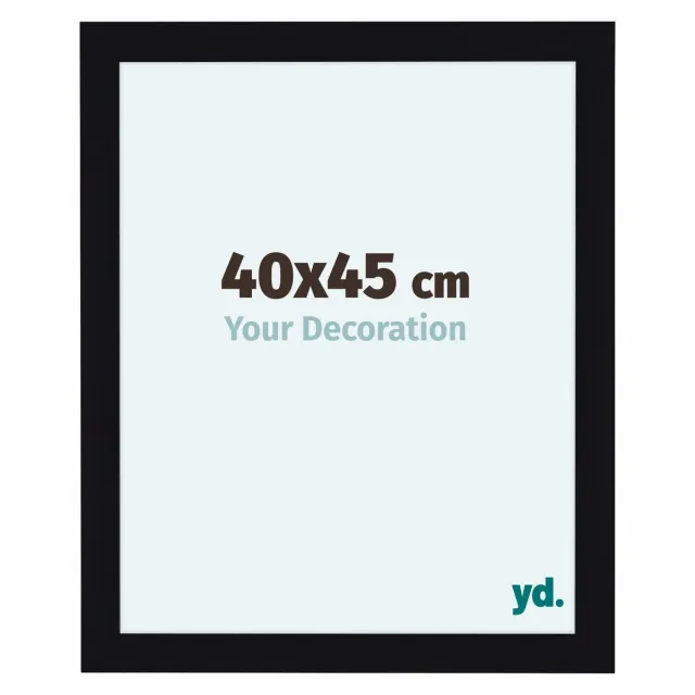 yd. Your Decoration - Fotolijst 40x45 cm - MDF - Zwart Hoogglans - Como