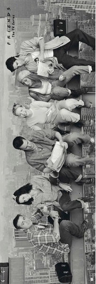 Grupo Erik Poster Friends - Skyscraper 53x158cm divers