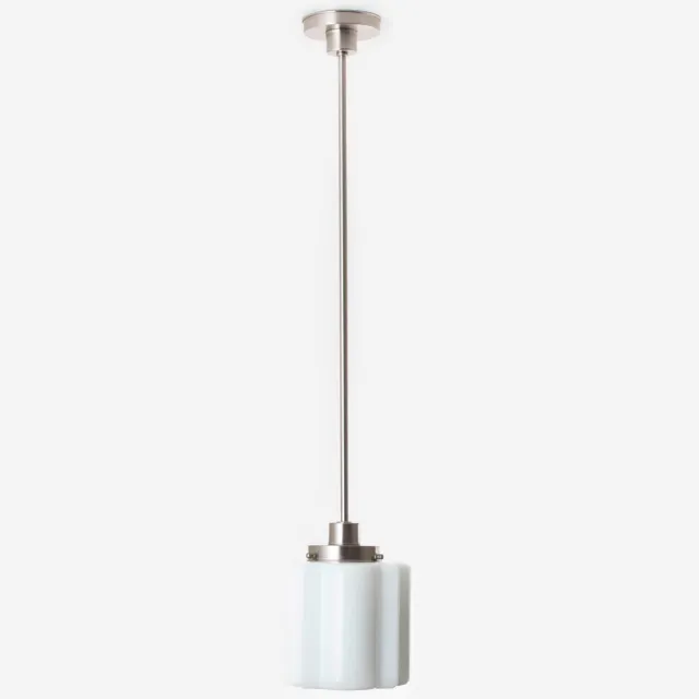 Coloured by Art Hanglamp Kramer 20's Matnikkel - Art Deco Trade