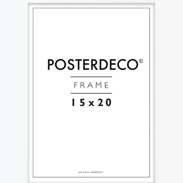 Framewinkel Fotolijst - Posterdeco - Premium Hout - Fotomaat 15x20 cm - Posterlijst - Fotolijstje - Wit