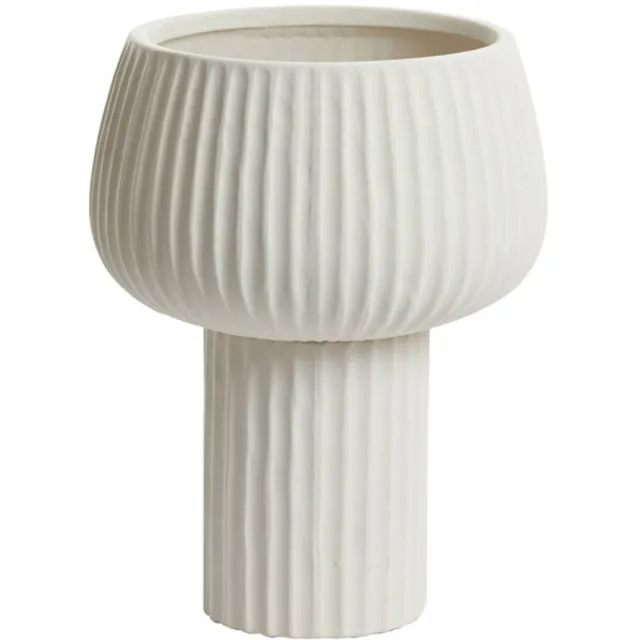 Light & Living Vaas deco Feya keramiek creme s