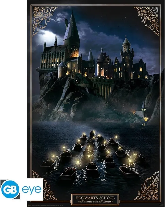 Harry Potter Hogwarts Castle Unisex Poster - meerkleurig - Standard multicolor