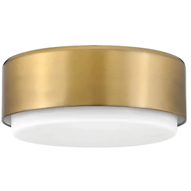 Hinkley LED Plafondlamp Cedric | 2X E27 Max 40W | Lacquered Brass Zwart