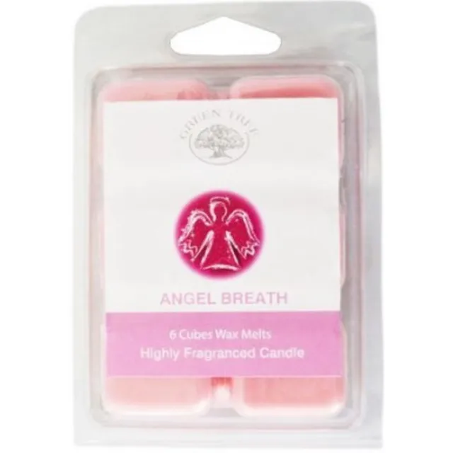 Green Tree Wax Melts - Angel Breath - 80gram Angel Breath roze