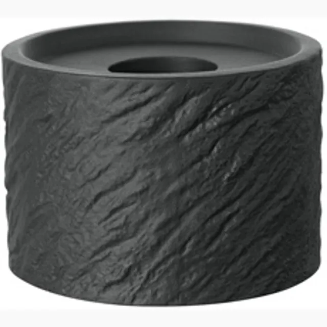 Villeroy & Boch Kerzenhalter Manufacture Rock Home ø 6,3 cm zwart-gekleurd