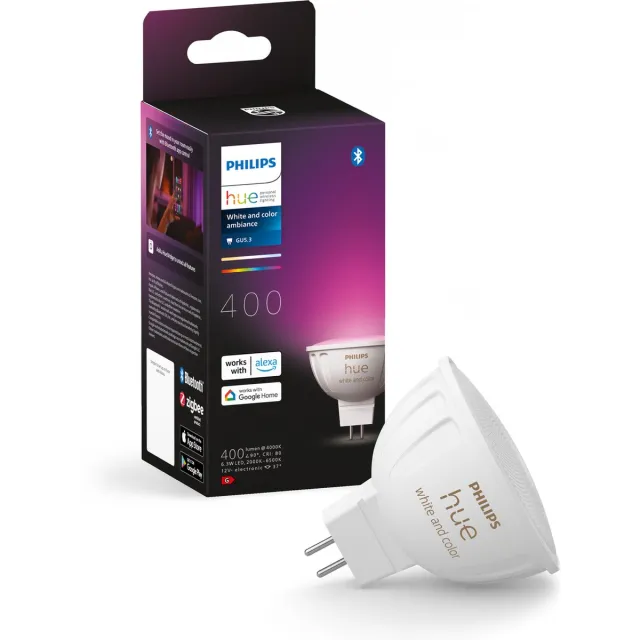 Philips Hue spot - wit en gekleurd licht - 1 pack - MR16