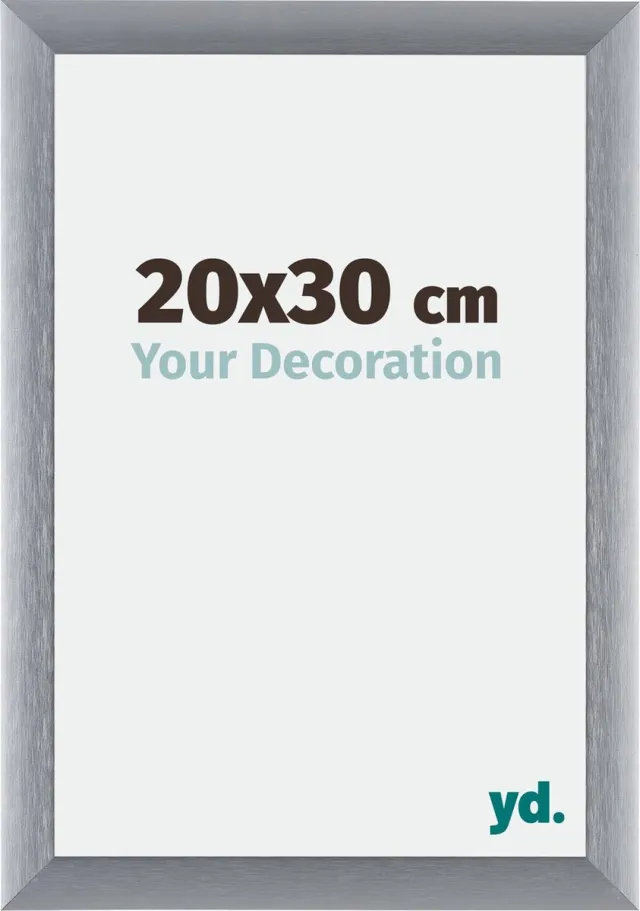 yd. Your Decoration - Fotolijst 20x30 cm - Aluminium - Zilver Geborsteld - Tucson