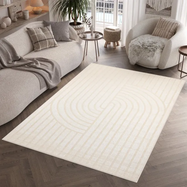 Tapiso Patio Vloerkleed Tuintapijt Outdoor Beige Buitenkleed Kleed, foto 6